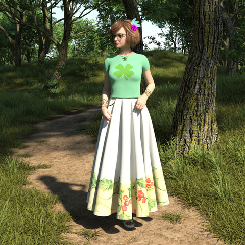 Walking and Spinning in the Woods